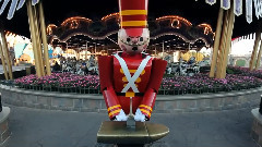 The Disney Toy Soldier Gets Ready for Christmas