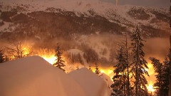 The Alps At Night