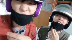 三明治送餐员变身的灿烈和伯贤 惊喜的粉丝福利! 18秒
