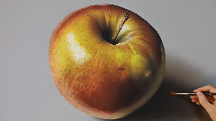 Apple Oil Painting on Canvas