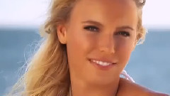 Europe and the United States sexy figure Photo white swimsuit temptation