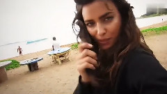 俄罗斯性感女郎伊莉娜•莎伊克 泳衣沙滩比基尼写真花絮