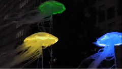 Giant Illuminated Jellyfish