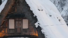 冬の白川郷 五箇山の世界遺産の雪景色