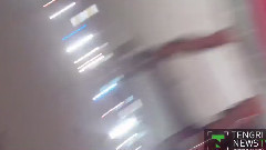 Юная казахстанская гимнастка сняла на видео трюки под куполом цирка