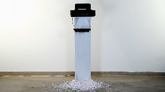 Your Unerasable Text - Interactiv Installation