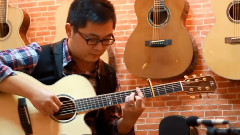 <遇见>走音 改编,沐吉他SJ28演奏