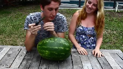 浇注熔融铝西瓜 很棒的惊喜!