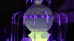 Огни ледового городка Омск 2015г. 1 января фильм Михаила Киселёва