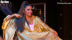 海顿潘妮蒂尔也的夫人把果酱和伊娃.朗格莉亚的蟒蛇 唇同步战斗