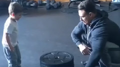 Dad took the child was awesome