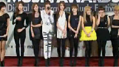 MBC Melon Award颁奖典礼 红地毯 少女时代 Cut