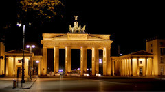 德国柏林的夜晚