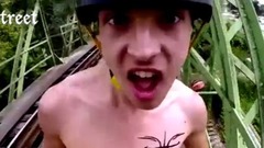 Foreigners Crazy Diving