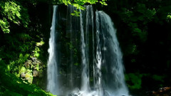 日本菅平高原唐泽瀑布