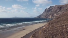 西班牙兰萨罗特岛的风景