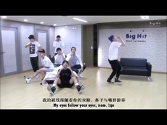 BTS - Blanket Kick 踢棉被 练习室版 中英字幕