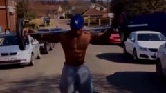 The Elevator Topless Muscle Male