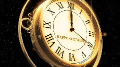 Happy New Year CLOCK 2017