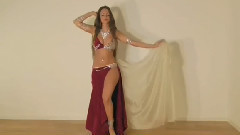 国外美丽Ya 纱巾肚皮舞