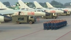 中国空军 战神轰六K远程战略轰炸机