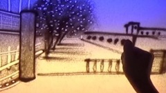 现实中真的有一见钟情吗?这个视频证明这是真的 爱情沙画视频