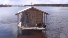 Дрифт на бане в Карелии