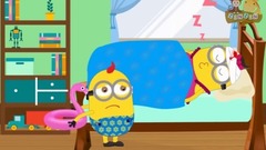 小黄人跳站台跳游泳