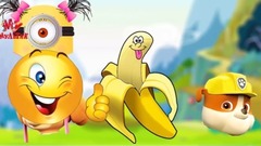 汪汪队小黄人香蕉换头