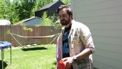 Crushed by a Giant 6ft Water Balloon - 4K - The Slow Mo Guys