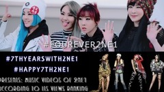 2NE1 (2016年)MV视频排行