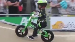 Bmx Racer Boy Doesn'T Care About Winning At Rapid Wheels