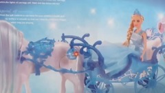 NEW Beautiful Ice Princess Glowing Horse Carriage