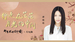 行走在茫茫月光的中间