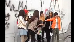 SM旧大楼前涂鸦