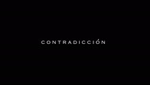Contradicción (Making Of)