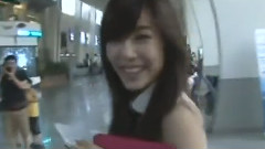 少女时代的机场时尚风格