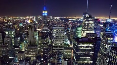 法国美丽的城市夜景