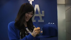 Tiffany 访问美国洛杉矶道奇队