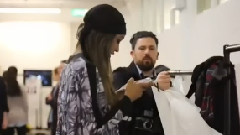 Backstage At Giles With Cara Delevingne