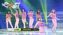 Rainbow - Tell Me Tell Me130320 Show champion现场版