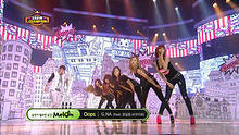 G.NA - Oops! 130327Show champion现场版
