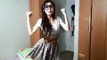 骑马舞自拍 美女热舞
