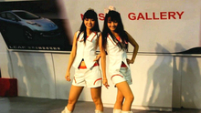 台北新车大展可爱美女现场热舞