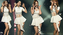Dal★Shabet - 看看我的腿 20130726 现场版