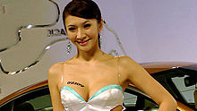 台中车展性感美女开场秀
