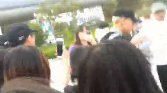 黄子韬 青岛机场接机